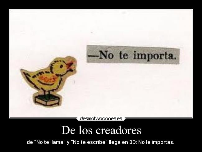 De los creadores -