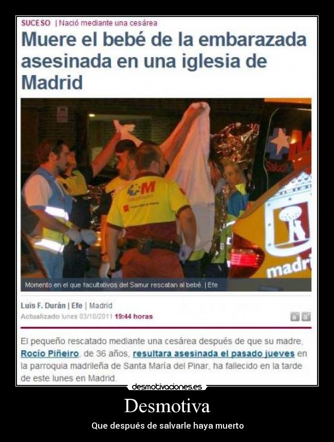 Desmotiva - Que después de salvarle haya muerto