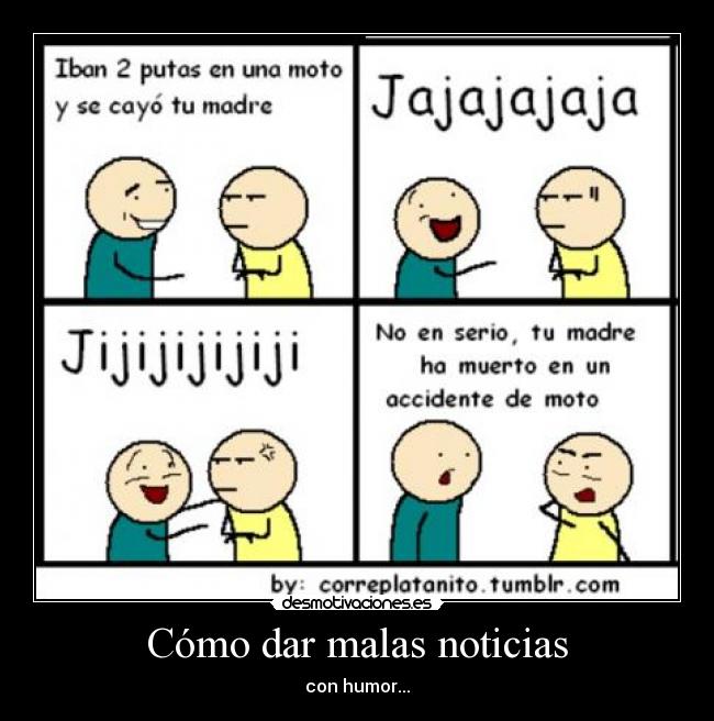 Cómo dar malas noticias -