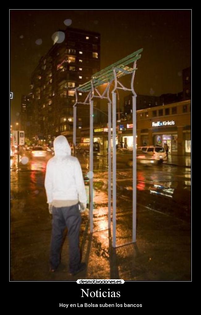 Noticias - Hoy en La Bolsa suben los bancos