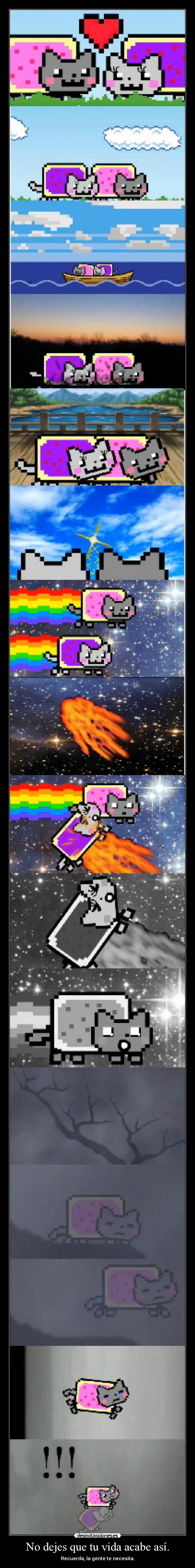 No dejes que tu vida acabe así. - 