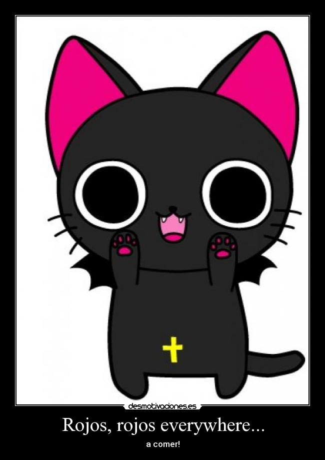 Rojos, rojos everywhere... - a comer!