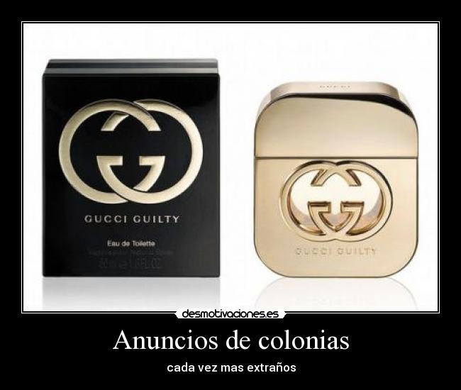 Anuncios de colonias - cada vez mas extraños