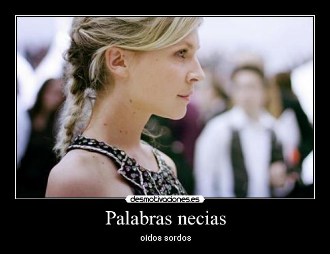Palabras necias - 