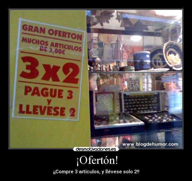 ¡Ofertón! -