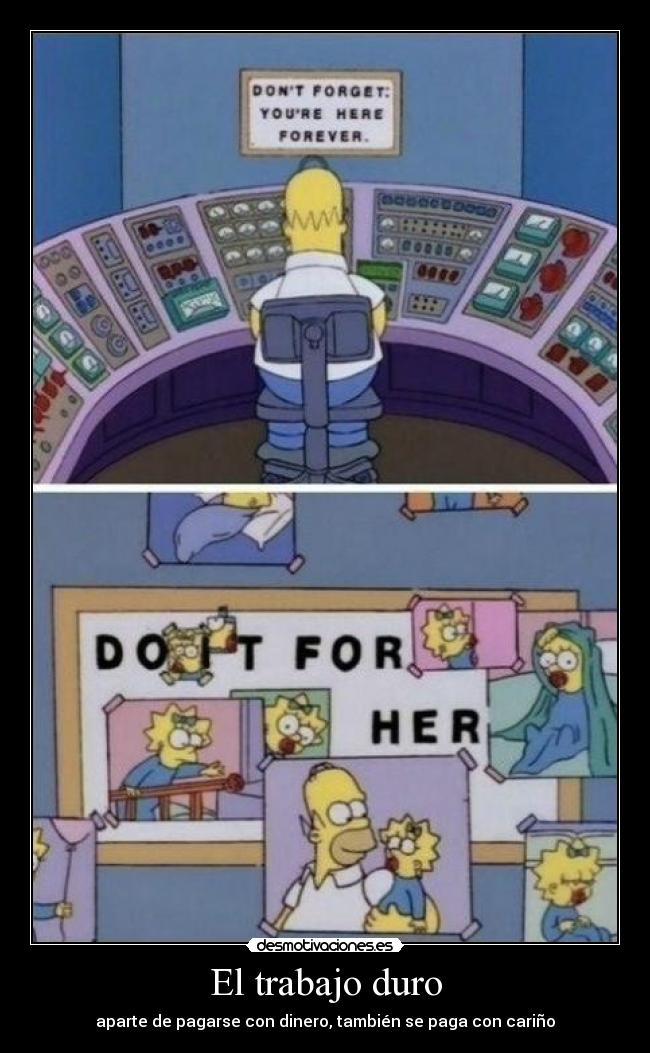 carteles trabajo simpsonmania ewe nomiresaqui desmotivaciones