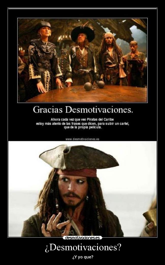 ¿Desmotivaciones? -