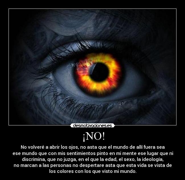 ¡NO! -