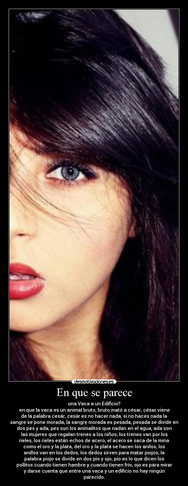 En que se parece - 