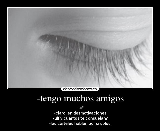 -tengo muchos amigos -
