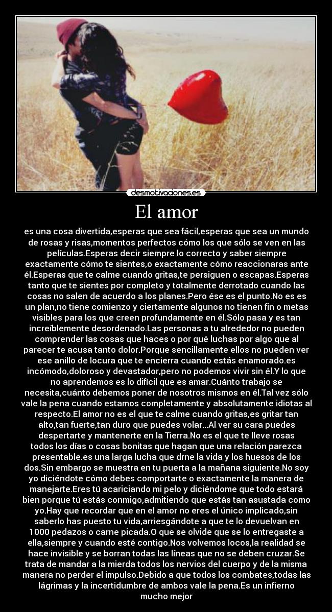 El amor -