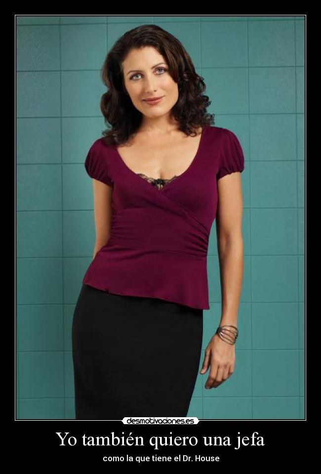 Yo también quiero una jefa - como la que tiene el Dr. House