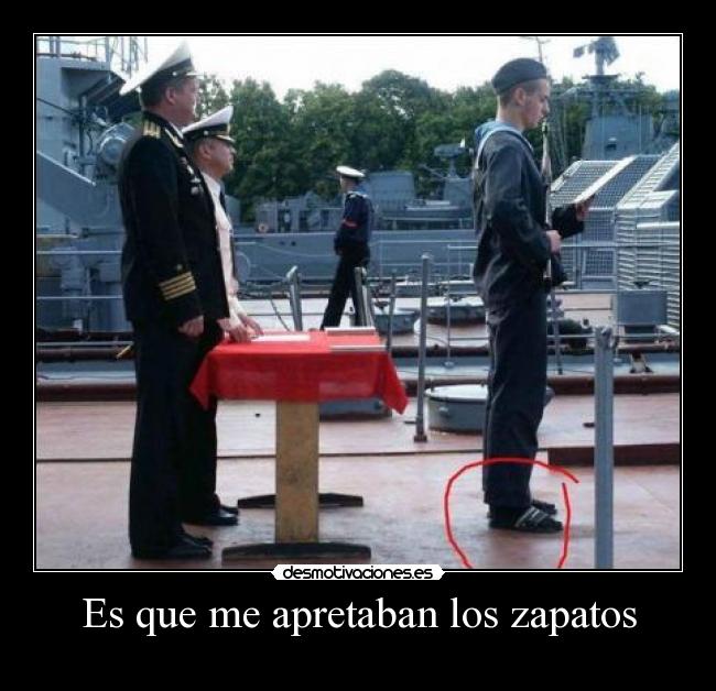 Es que me apretaban los zapatos - 