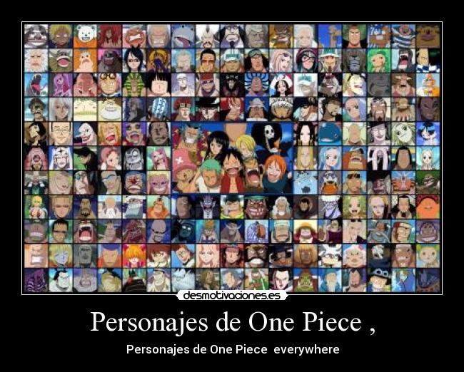 carteles one piece luffy sanji zoro chopper usopp brook sogeking nami robin mugiwara desmotivaciones