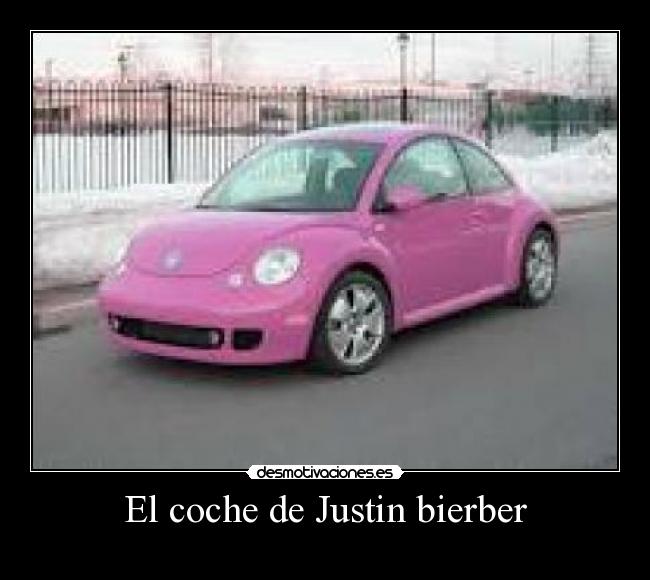 El coche de Justin bierber -