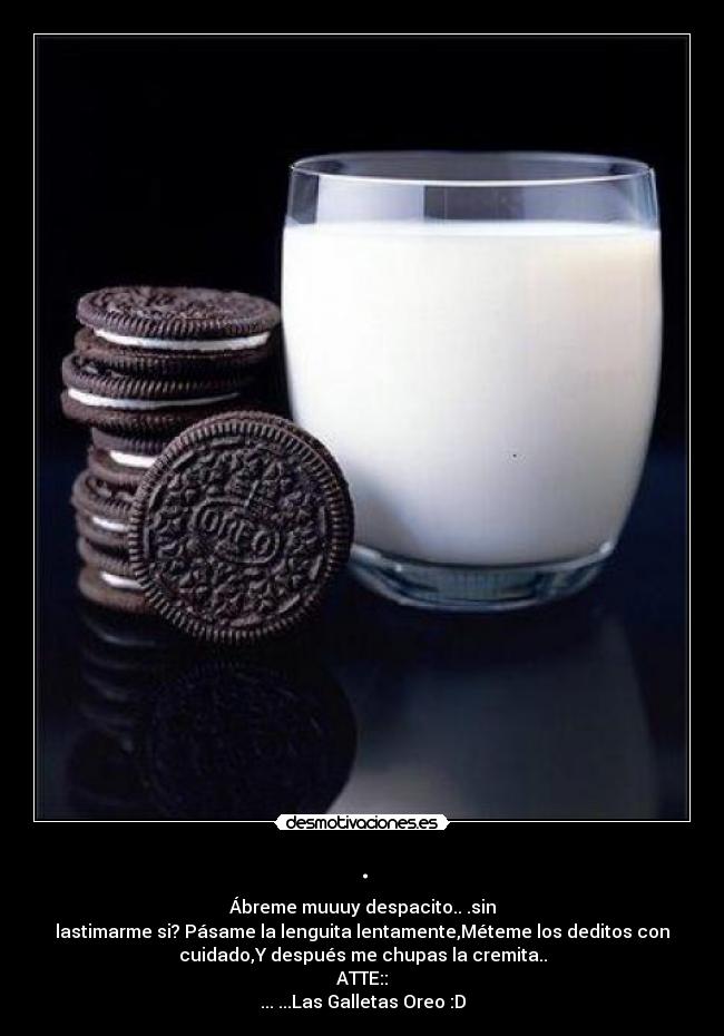 carteles oreos desmotivaciones