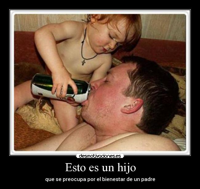 Esto es un hijo - que se preocupa por el bienestar de un padre