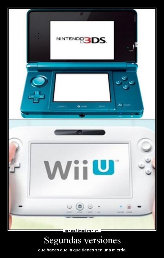 Segundas versiones - que haces que la que tienes sea una mierda.