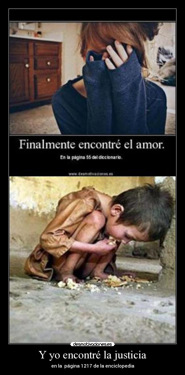 Y yo encontré la justicia -