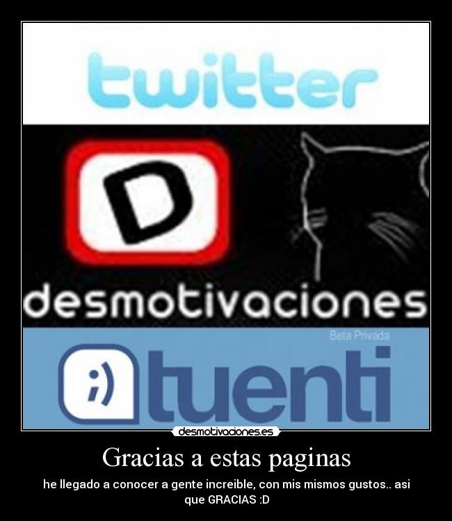 Gracias a estas paginas -