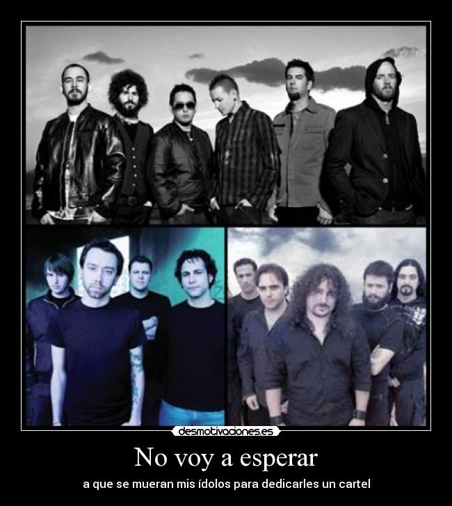 carteles linkin park rise against warcry desmotivaciones