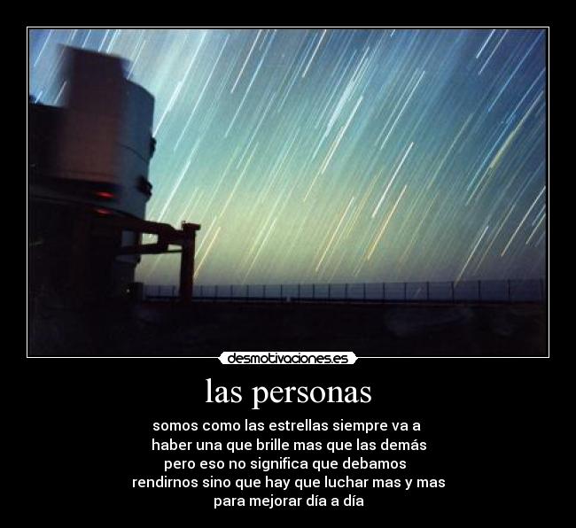 las personas -