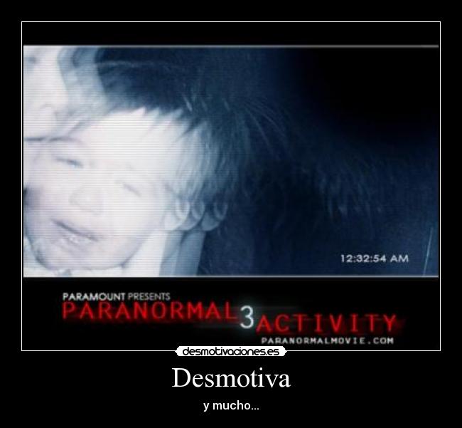 Desmotiva - y mucho...