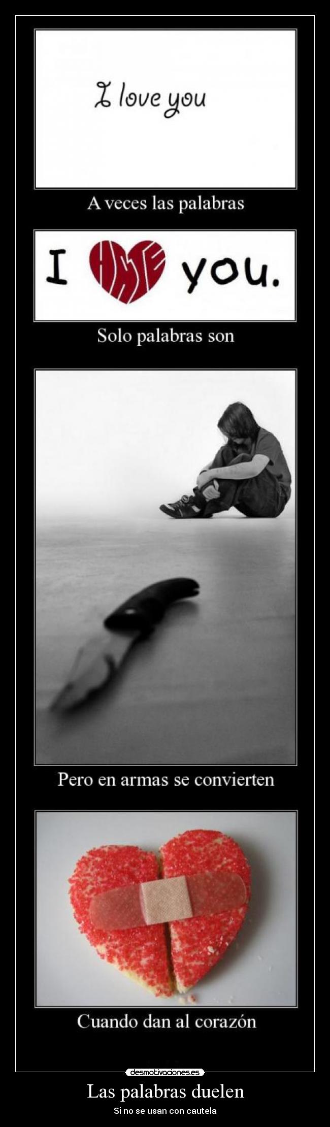 Las palabras duelen -