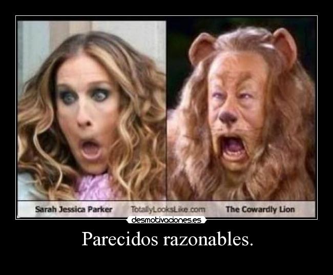 Parecidos razonables. - 