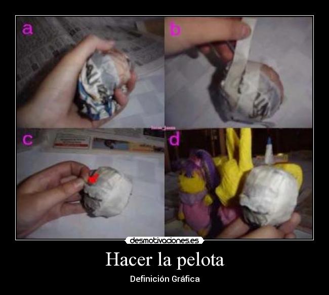 Hacer la pelota - Definición Gráfica