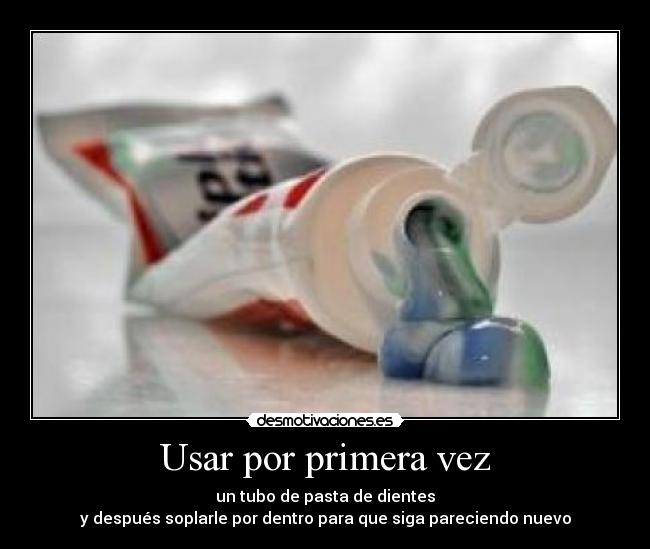 Usar por primera vez -