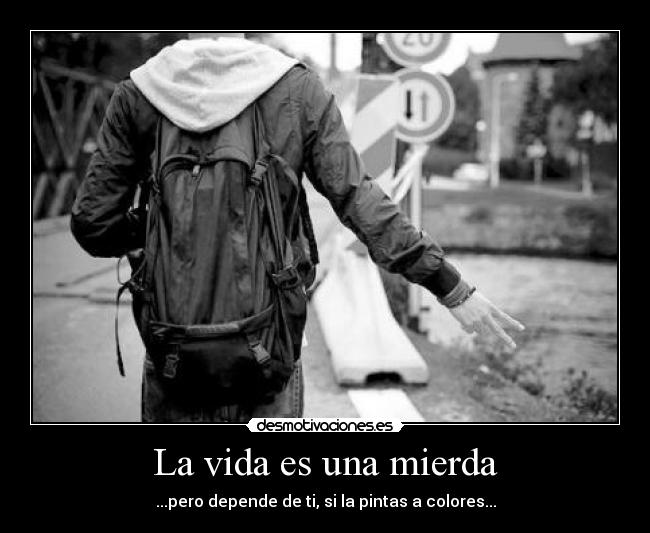 La vida es una mierda -