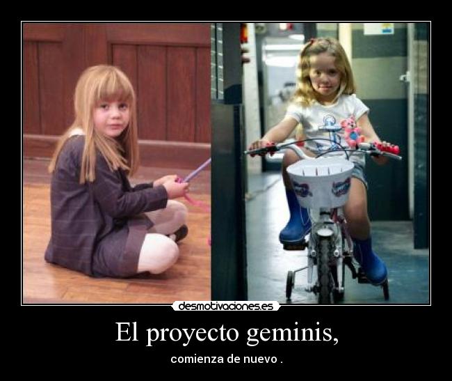 El proyecto geminis, - comienza de nuevo .