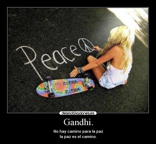 Gandhi. -