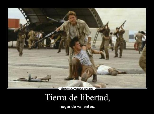 Tierra de libertad, -