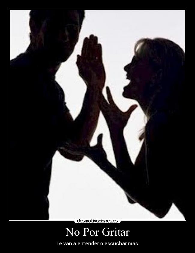 No Por Gritar -