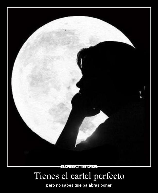 Tienes el cartel perfecto - pero no sabes que palabras poner.