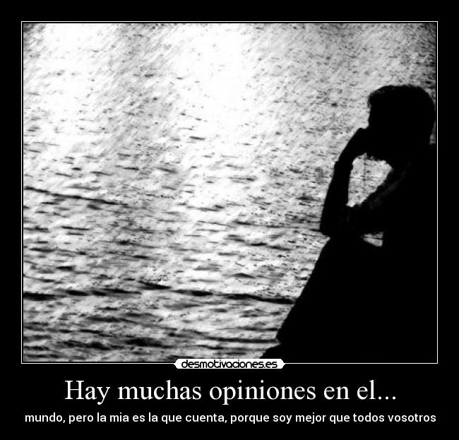 Hay muchas opiniones en el... - 