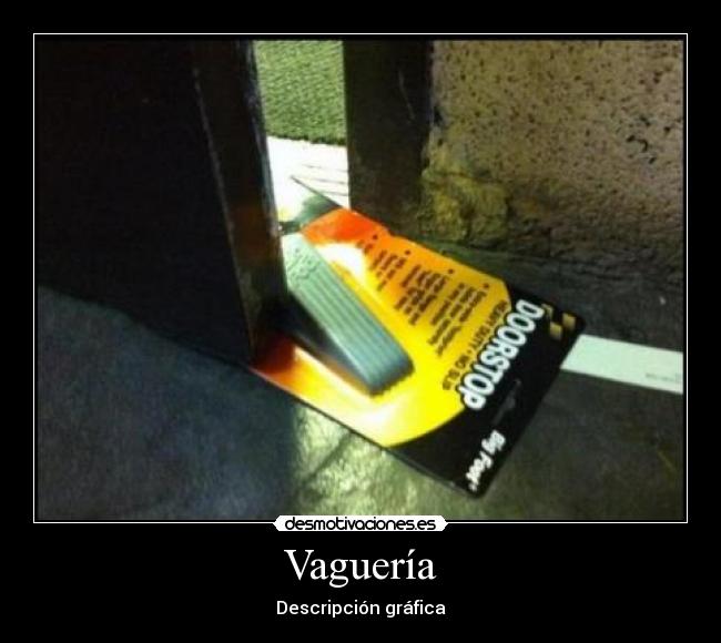 Vaguería - Descripción gráfica