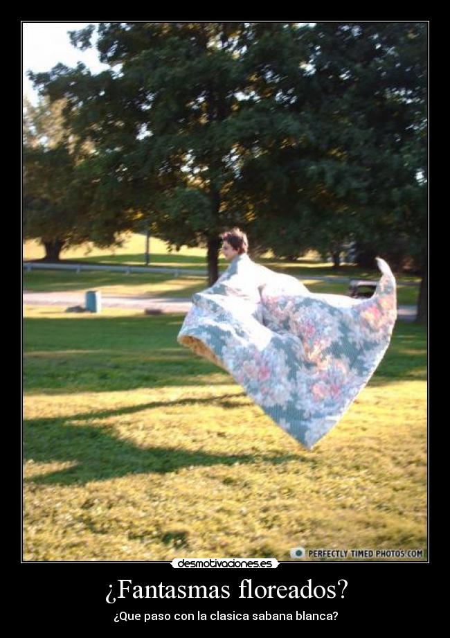 ¿Fantasmas floreados? -