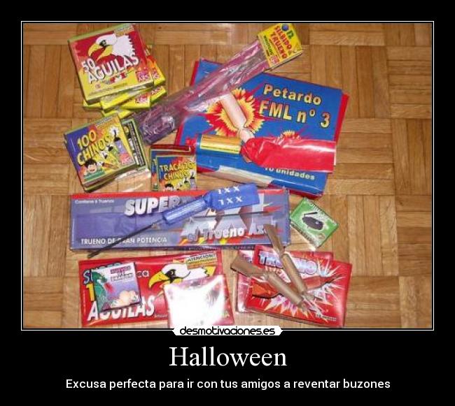 Halloween - Excusa perfecta para ir con tus amigos a reventar buzones