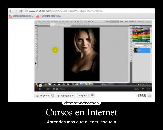 carteles internet cursos internet cursos photoshop chuck norris desmotivaciones