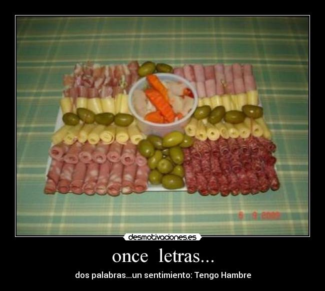 once  letras... - 
