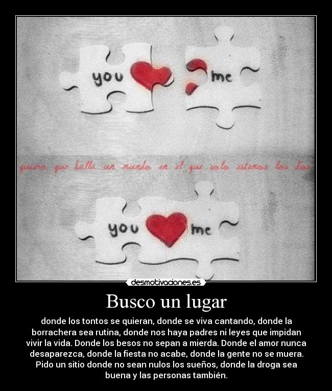 Busco un lugar - 