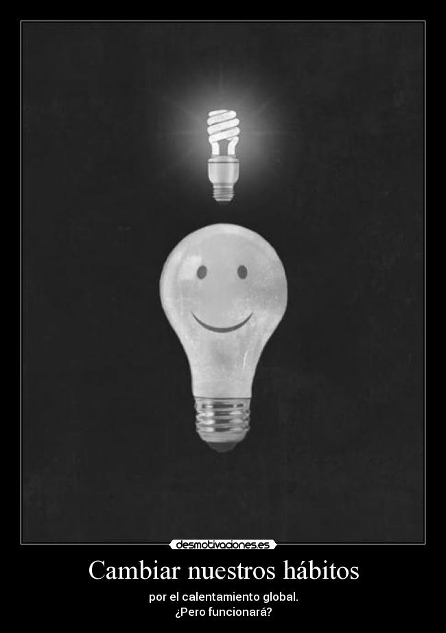 Cambiar nuestros hábitos - 