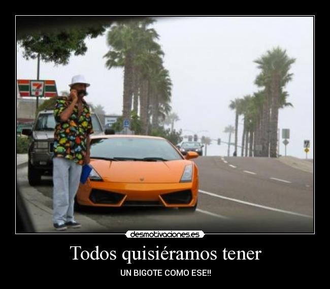 Todos quisiéramos tener - UN BIGOTE COMO ESE!!