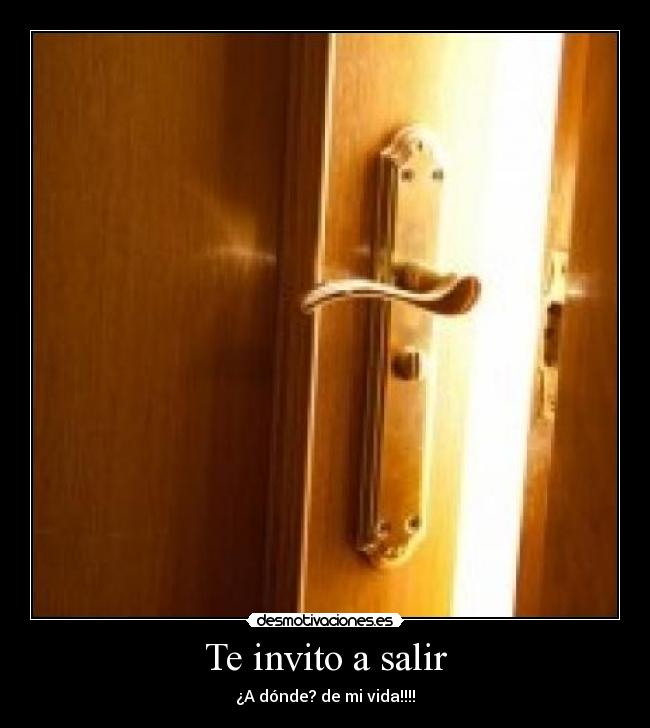 Te invito a salir -