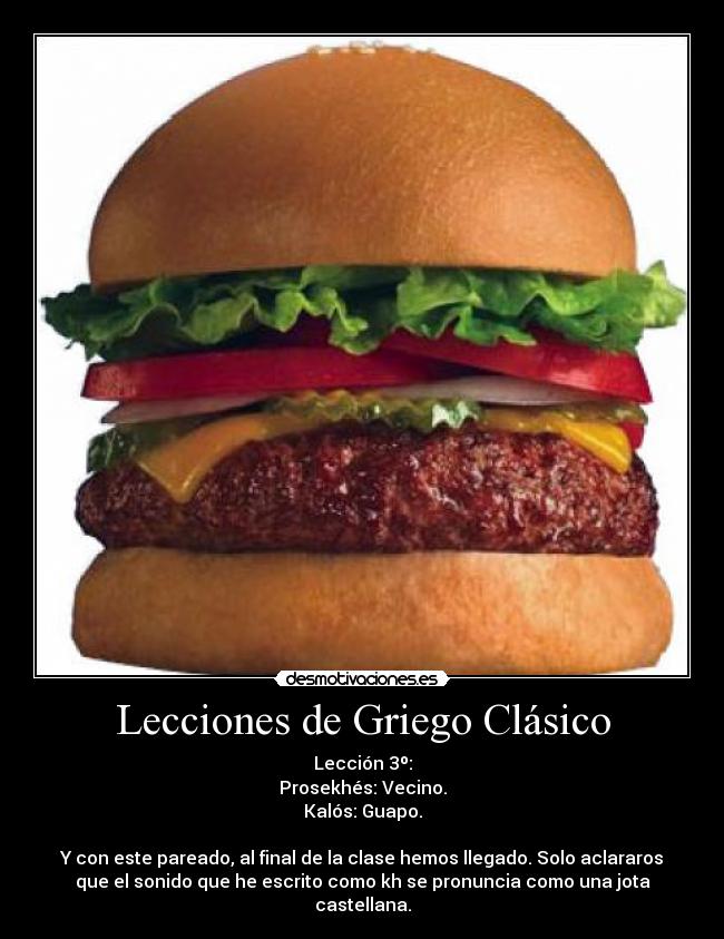 Lecciones de Griego Clásico -