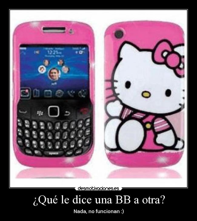 ¿Qué le dice una BB a otra? -