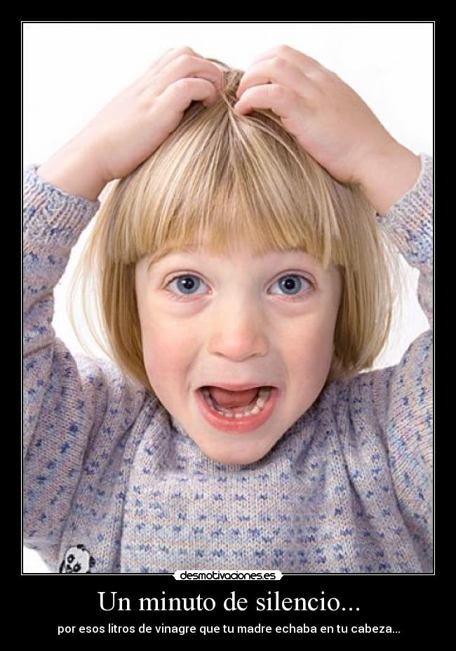 Un minuto de silencio... -